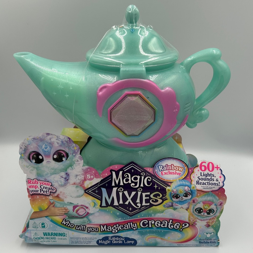 Magic Mixies Rainbow Magic Genie Lamp Kids Teal New 60+ Sounds & Reactions 14835